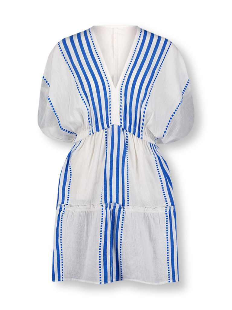 Alem Plunge Dress Eshe Blue