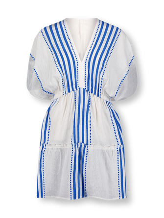 Alem Plunge Dress Eshe Blue