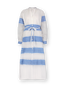 Makeda Button Up Dress Eshe Blue