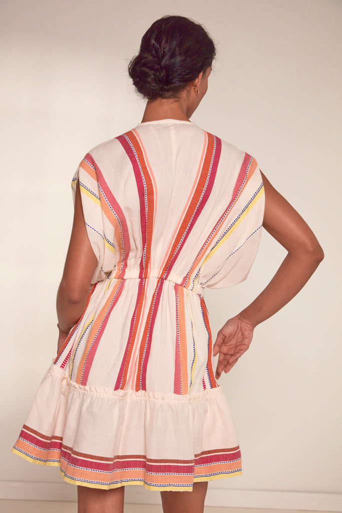 Alem Plunge Dress Fiesta