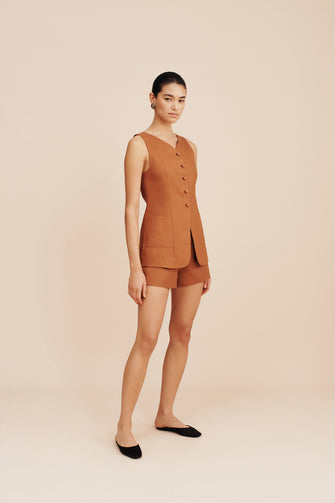 Perri Shorts Chestnut