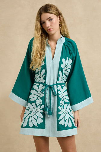 Lumi Dress Flora Green