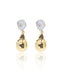 Laguna Pearl Gold Earrings