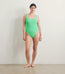 Square Neck Swim Lime