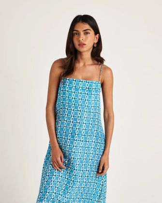 Lune Maxi Dress Blue Nazar