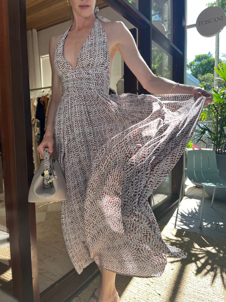 Out of Office Dress Polka Dot Shell