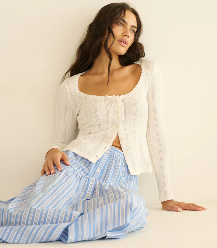 Marceline Skirt Salerno Stripe