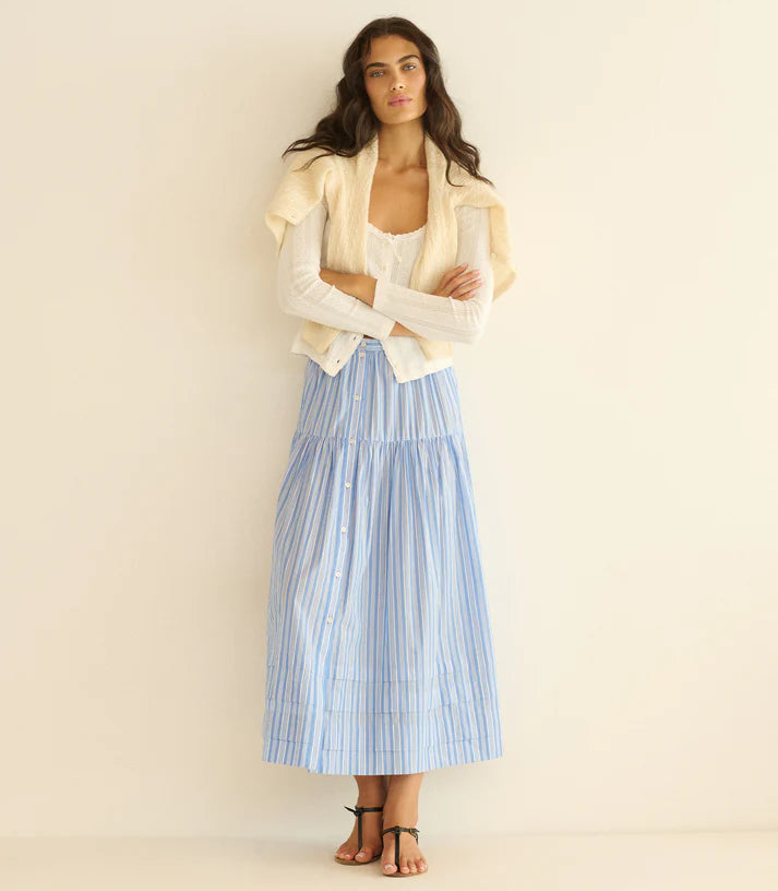 Marceline Skirt Salerno Stripe