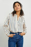 Maria Shirt Ceramic Navy Stripe