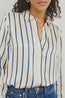 Maria Shirt Ceramic Navy Stripe