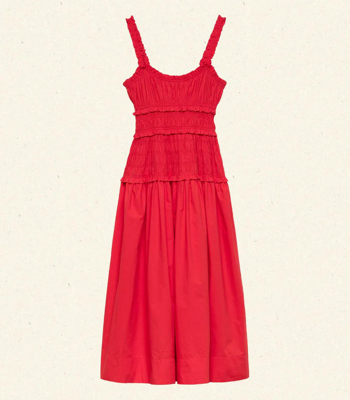 Marianne Dress Carmine