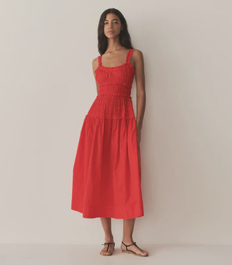 Marianne Dress Carmine