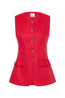 Matilda Gilet Red