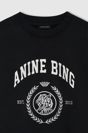 Miles Sweatshirt Collegiate Vintage Black