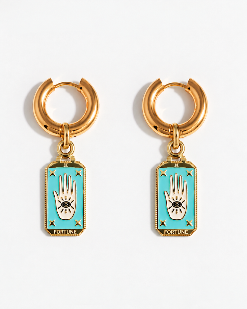 Hamsa Earrings