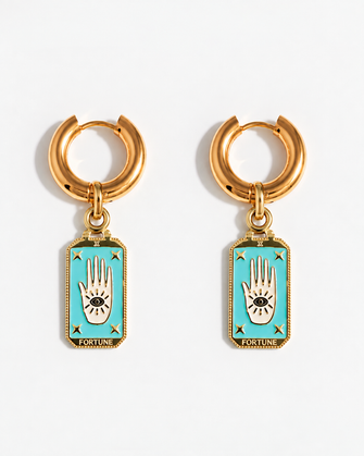 Hamsa Earrings