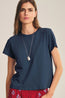 Marika Originals O Neck Tee Navy