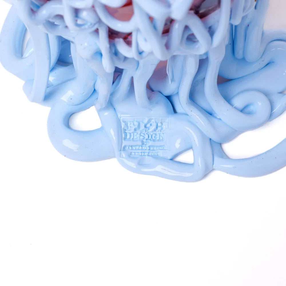Medusa Vase M Dark Ruby Blue PRE-ORDER