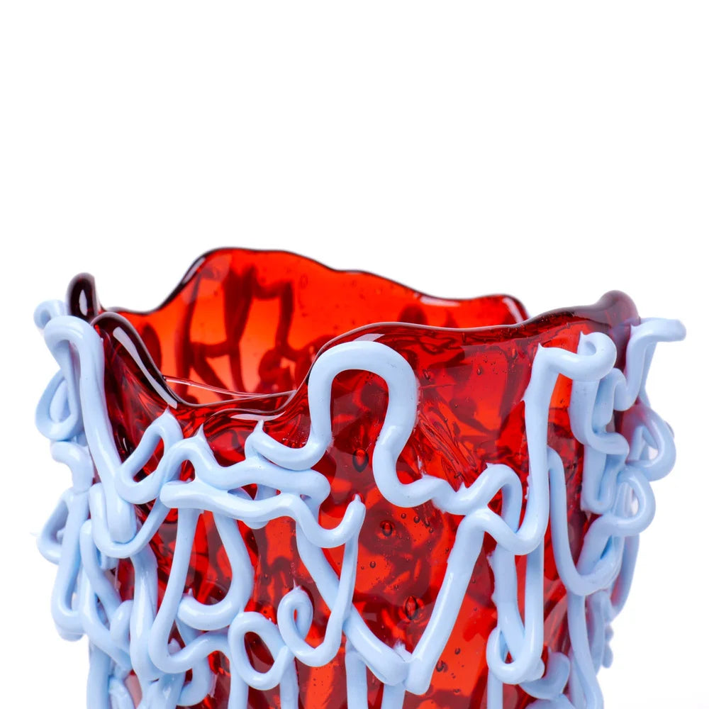 Medusa Vase M Dark Ruby Blue PRE-ORDER