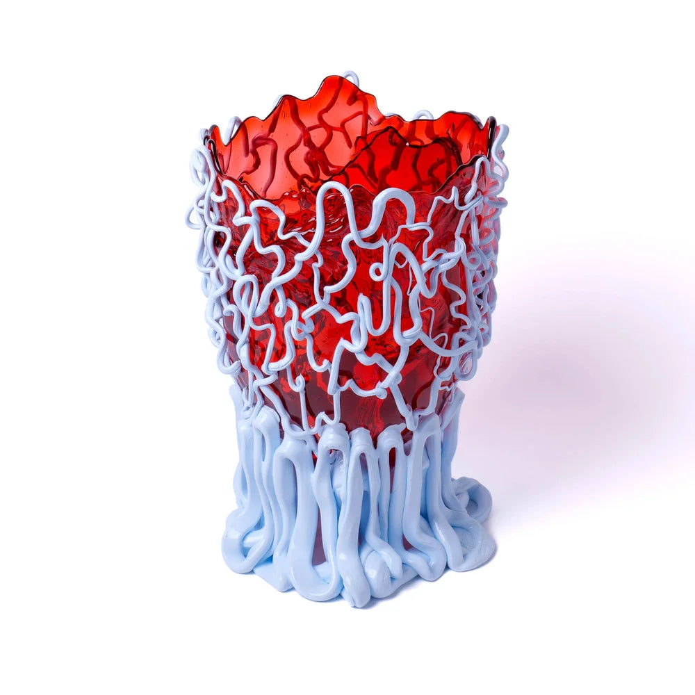 Medusa Vase M Dark Ruby Blue PRE-ORDER