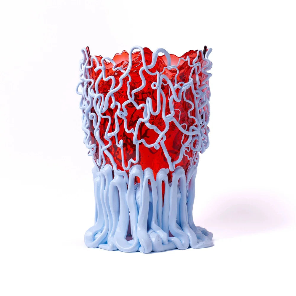 Medusa Vase M Dark Ruby Blue PRE-ORDER