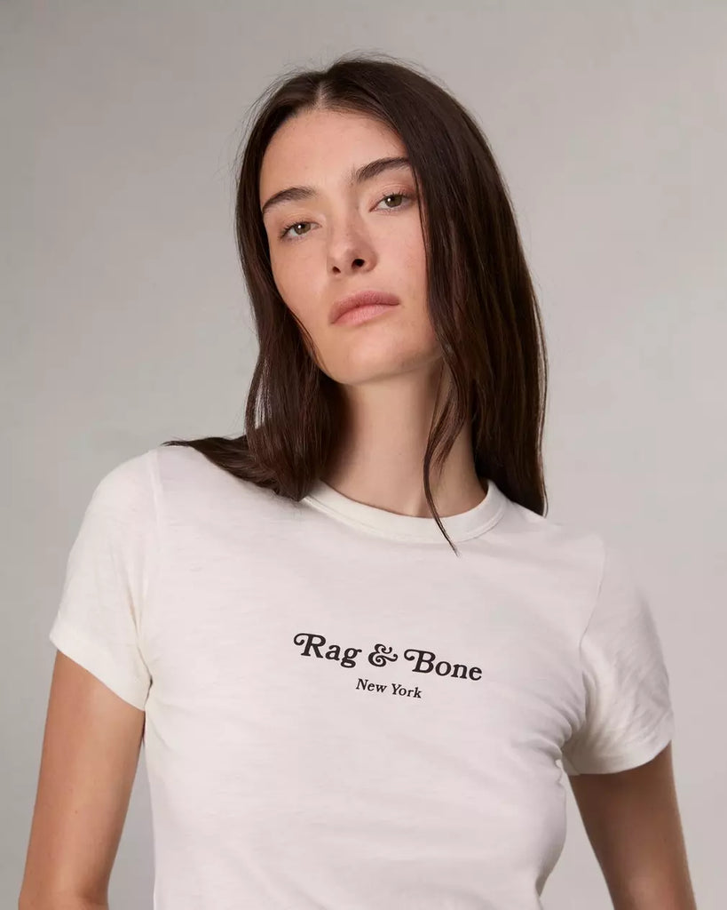 RB Script Tee Ivory