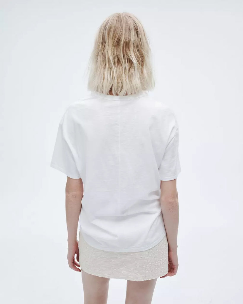 Mini Slub Boyfriend Tee White