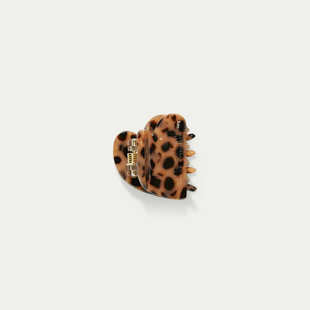 Mini Sculptural Clip Leopard