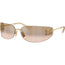 OMUA51S Gold Light Brown Mirror Bronze Grad Sunglasses