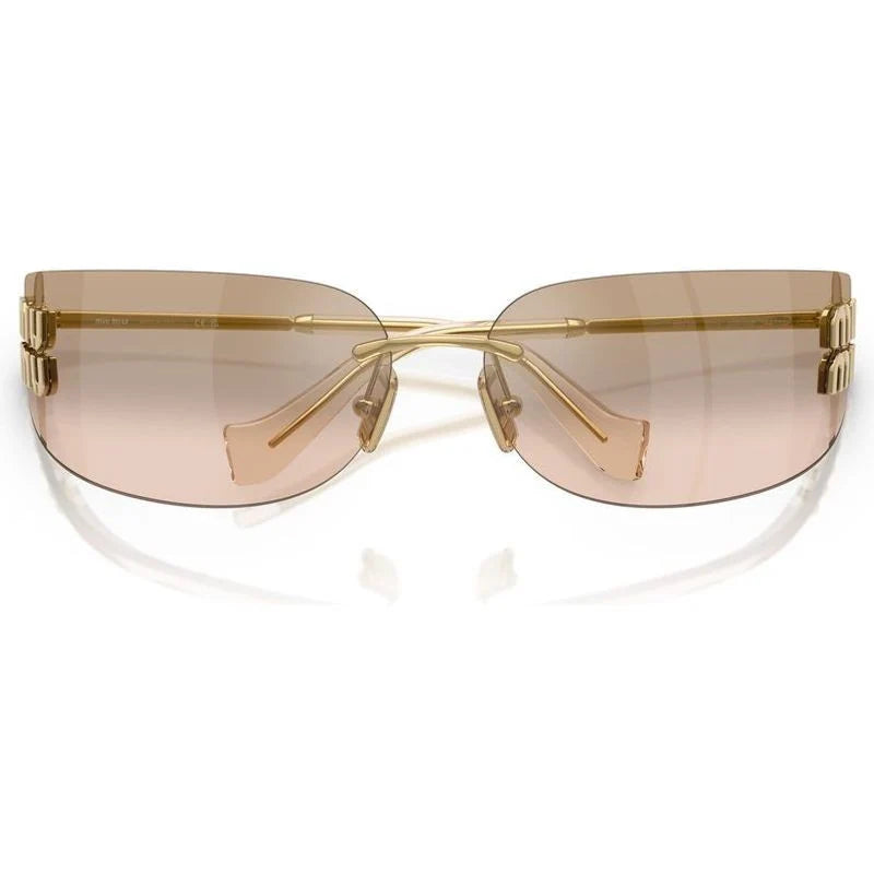 OMUA51S Gold Light Brown Mirror Bronze Grad Sunglasses