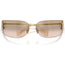 OMUA51S Gold Light Brown Mirror Bronze Grad Sunglasses