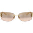 OMUA51S Gold Light Brown Mirror Bronze Grad Sunglasses