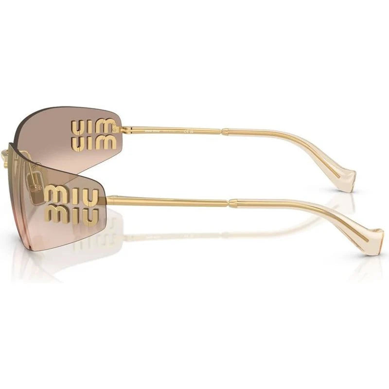 OMUA51S Gold Light Brown Mirror Bronze Grad Sunglasses