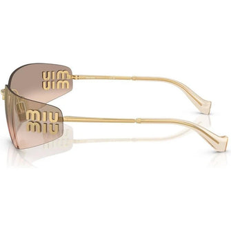 OMUA51S Gold Light Brown Mirror Bronze Grad Sunglasses