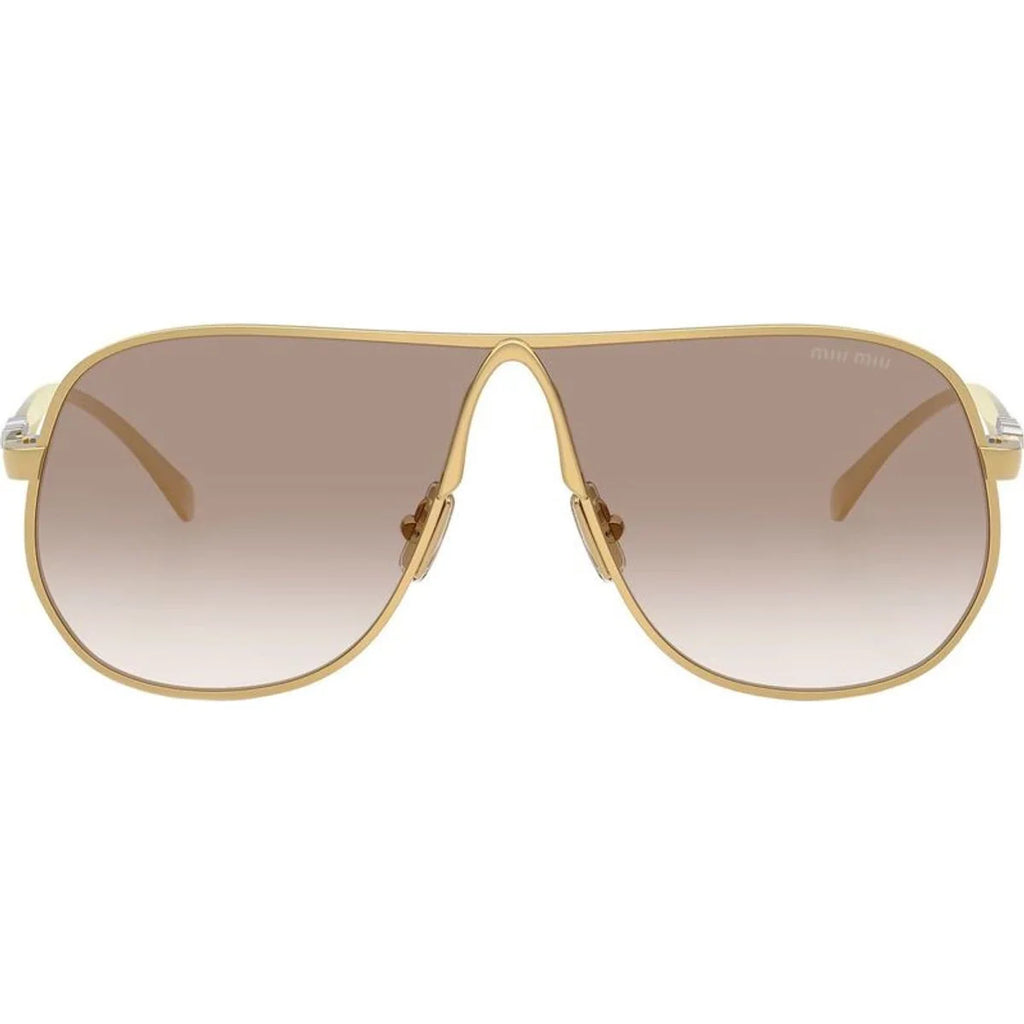 OMUA56S Sunglasses Gold Clear Gradient Brown