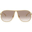 OMUA56S Sunglasses Gold Clear Gradient Brown