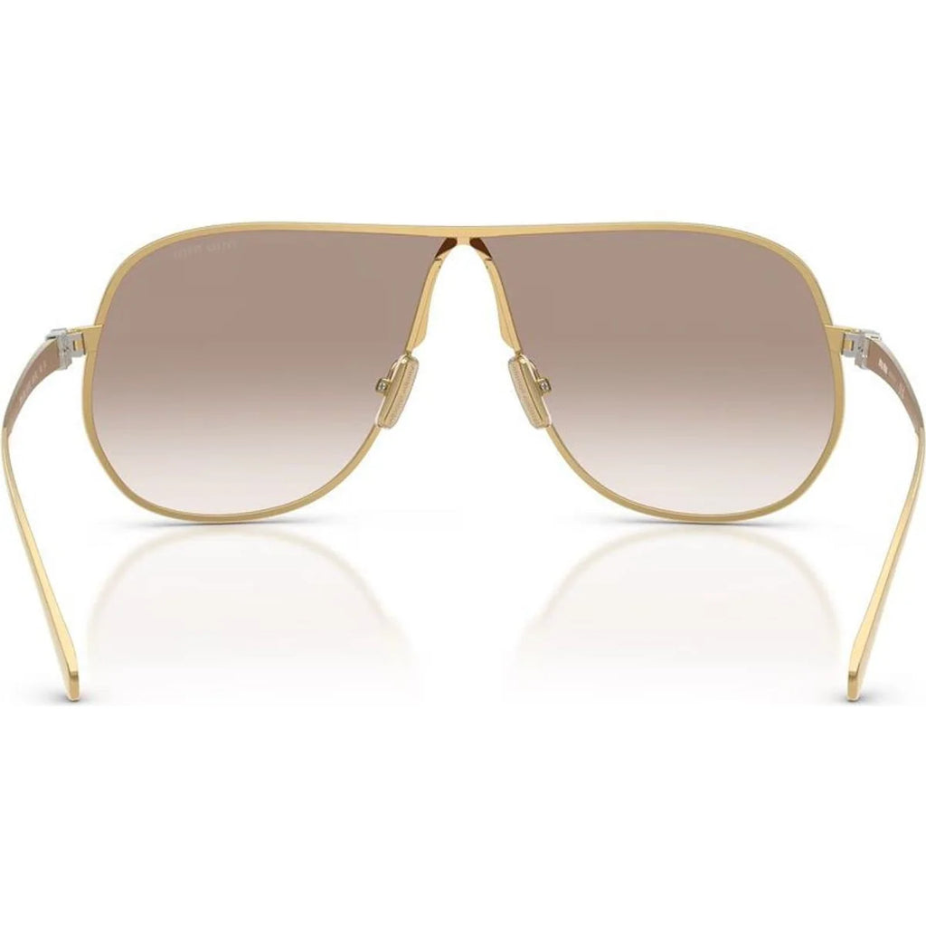 OMUA56S Sunglasses Gold Clear Gradient Brown