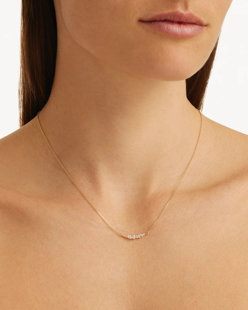 Sunkissed Stillness Lab Grown Diamond Necklace