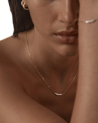 Sunkissed Stillness Lab Grown Diamond Necklace