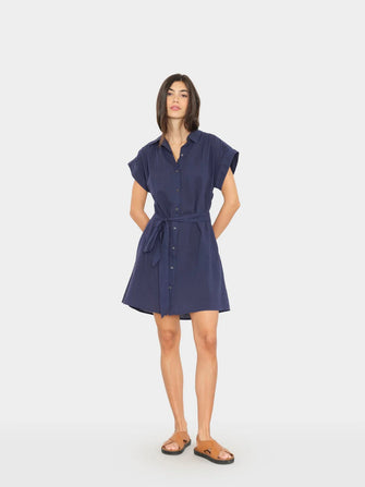 Eliza Dress Navy