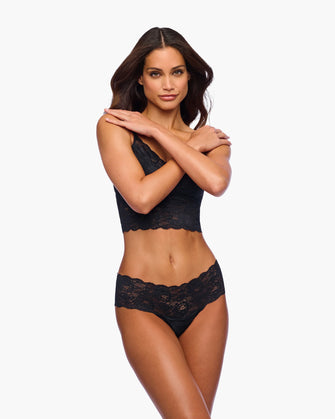 Never Say Never Hottie Low Rise Boyshort Black