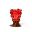 Nugget Vase M Fuchsia & Amber