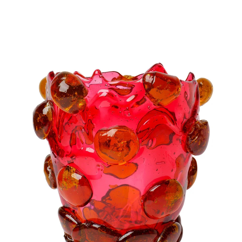 Nugget Vase S Fuchsia Amber PRE-ORDER