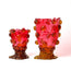 Nugget Vase M Fuchsia & Amber