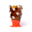 Nugget Vase M Clear Brown Champagne Orange PRE-ORDER