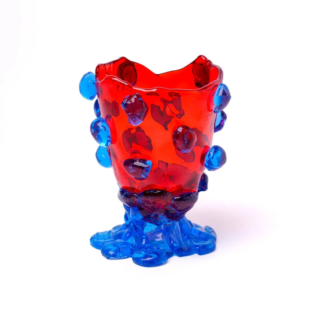 Nugget Vase S Red Clear Blue PRE-ORDER