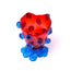 Nugget Vase S Red Clear Blue PRE-ORDER