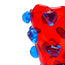Nugget Vase S Red Clear Blue PRE-ORDER