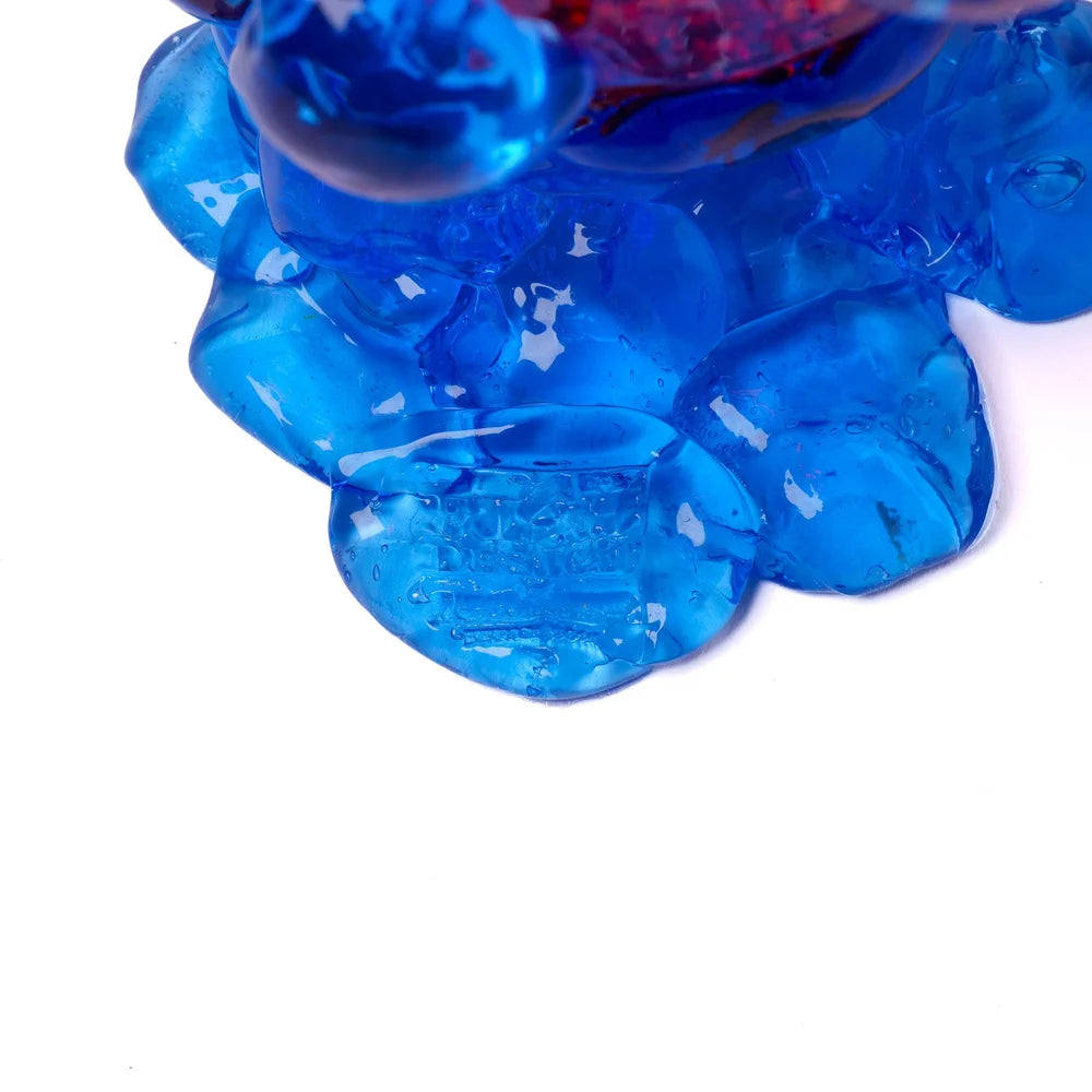 Nugget Vase S Red Clear Blue PRE-ORDER