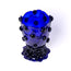 Nugget Vase L Clear Blue